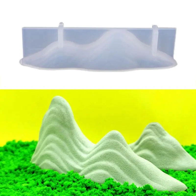 

Crystal Epoxy Resin Mold Rockery Decor Casting Silicone Mould DIY Crafts Desktop Ornament Making Tools