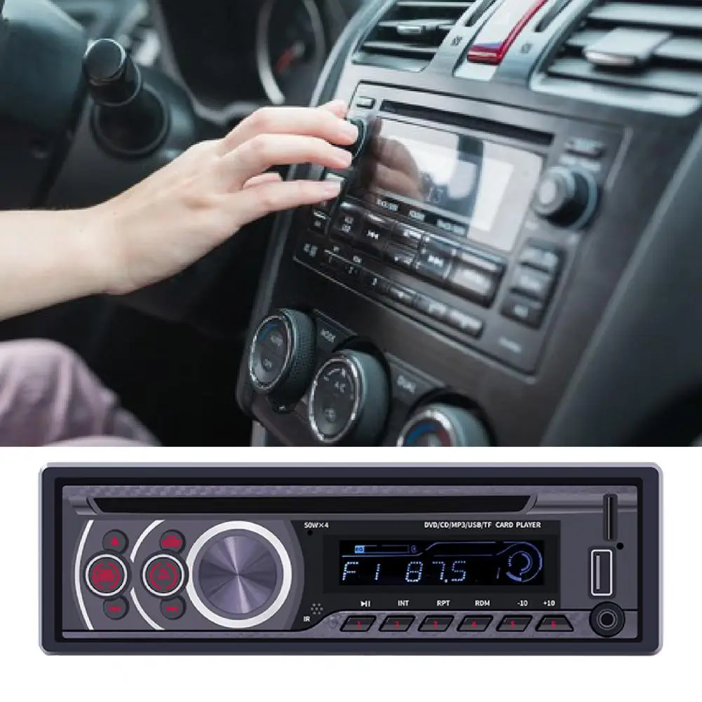 

60% Dropshipping!!8169A Car Video Player Stable Connection Large Compatibility Metal Bluetooth-compatible MP3 Player