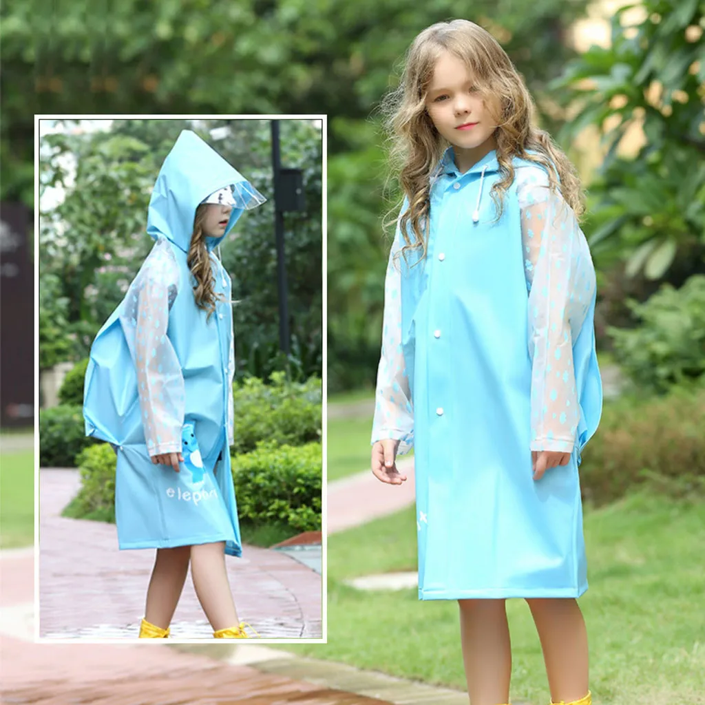 1 шт. детский дождевик в мультяшном стиле с животными Дождевой Плащ студенческий