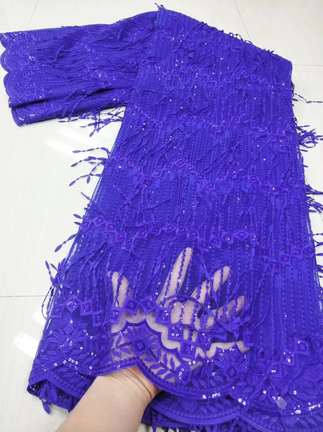 

Pure White Guipure Lace Lace Soft and Skin-friendly African Embroidery Umbilical Cord Fabric Nigerian Party Dress AFM4915