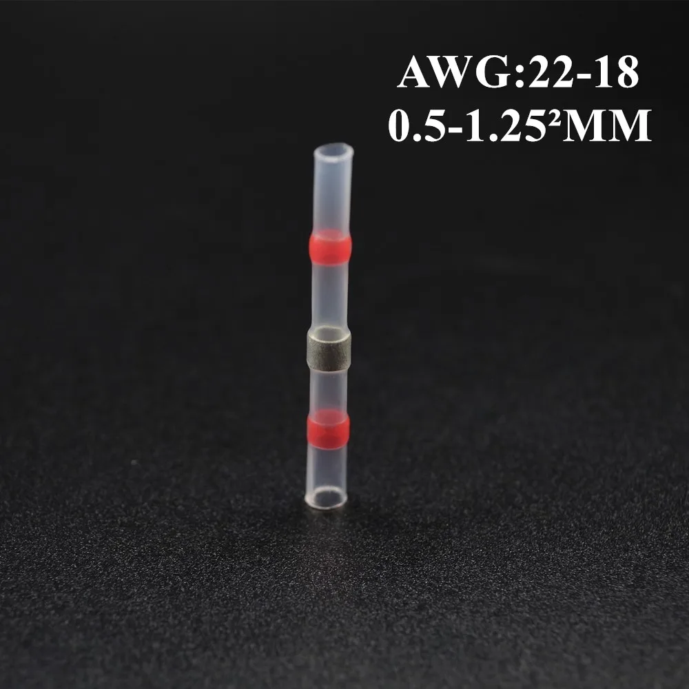 100 шт. провода терминала терм усадочная утепленная Водонепроницаемый припоя