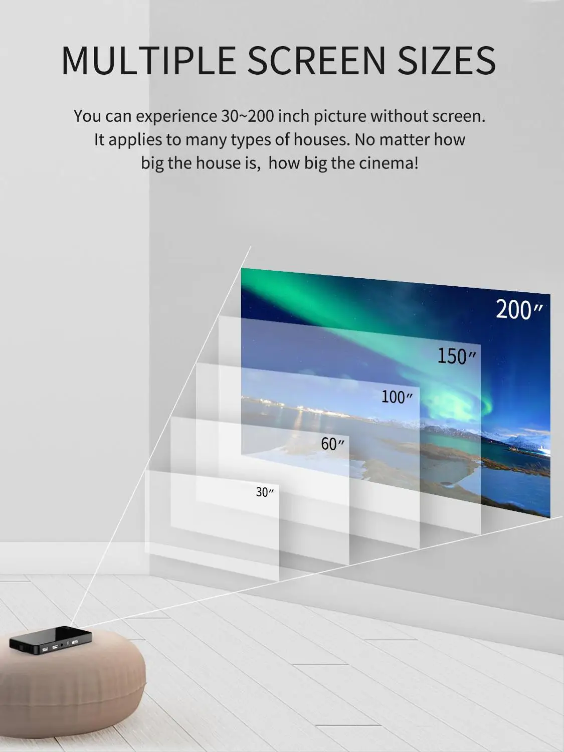 BANWOOD X2 Mini 4K 1080P Full HD проектор DLP Портативный Android 7 1 2 4 г/5G WI-FI Miracast обмена потоковыми