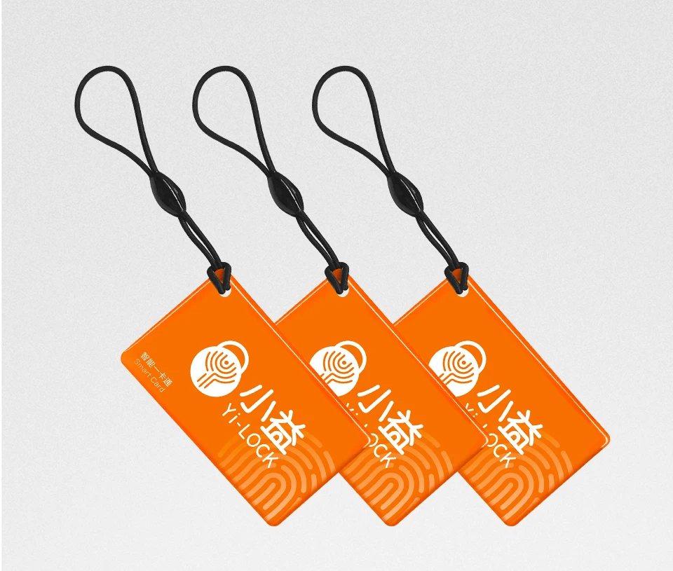 Yi-LOCK 3 шт. в 1 RFID карта 13,56 МГц для смарт-блокировки отпечатков пальцев E205