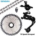 SENSAH RX10 10-скоростной переключатель передач Женская 10-скоростная кассета HG 11-36T 40T 42T 1X10 групсет для m610 m670 x5 x7 велосипедные детали