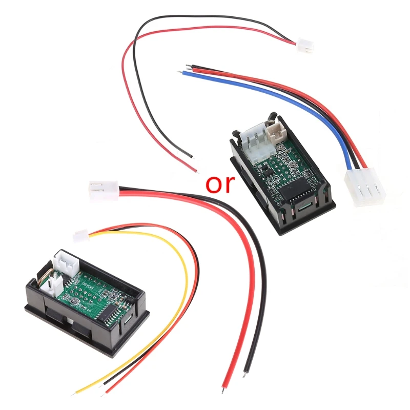 DC 100V 10A Вольтметр Амперметр + красный светодиодный Amp двойной цифровой вольтметр