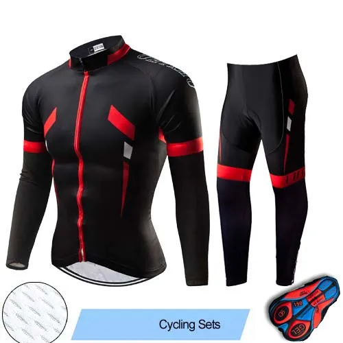Cycling Set Uhtxhu, осень-весна, набор для велоспорта, одежда для велоспорта, набор для велоспорта, мужские майки для велоспорта, наборы для велоспорта - Цвет: Cycling Set