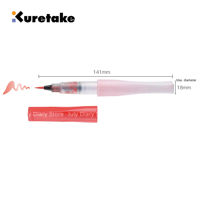 1 шт. новинка кисть Kuretake ZIG Wink of Stella акварельная 10 цветов ручка для рисования
