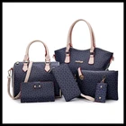 Сумка женская из искусственной кожи, 6 шт.