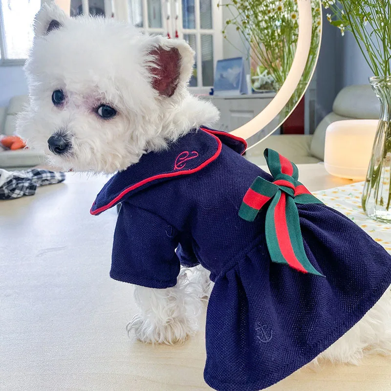 

Spring/Summer Pet Derss Dog Clothes for Small Dogs Girl Puppy Dresses Yorkie Chihuahua Poodle Skirts Dog Clothing Suit XS-XL