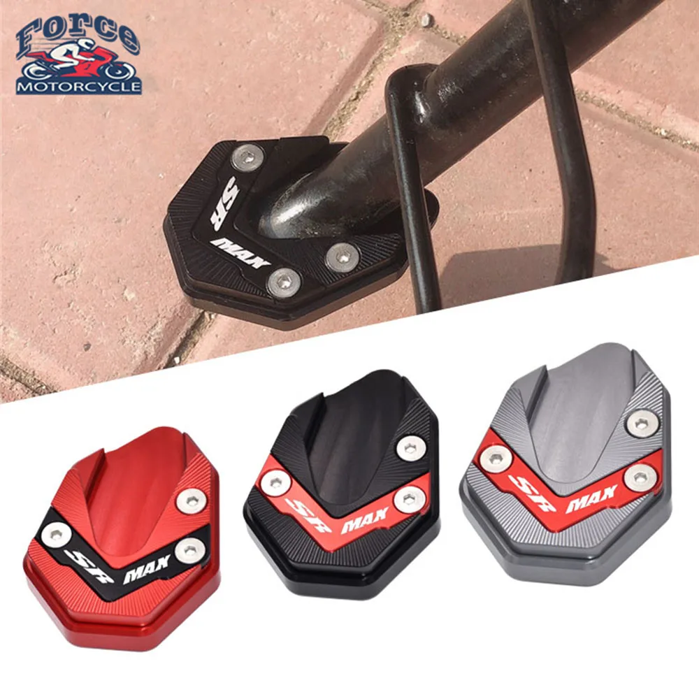 

Motorcycle Kickstand Plate Extension For Aprilia SRMAX 250 300 SRMAX250 SRMAX300 Plate Foot Side bracket Stand Enlarge Pad