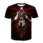 3d футболка Assassin's Creed, Мужская футболка в стиле хип-хоп, аниме, футболка для косплея, Рождество, UbiSoft2021