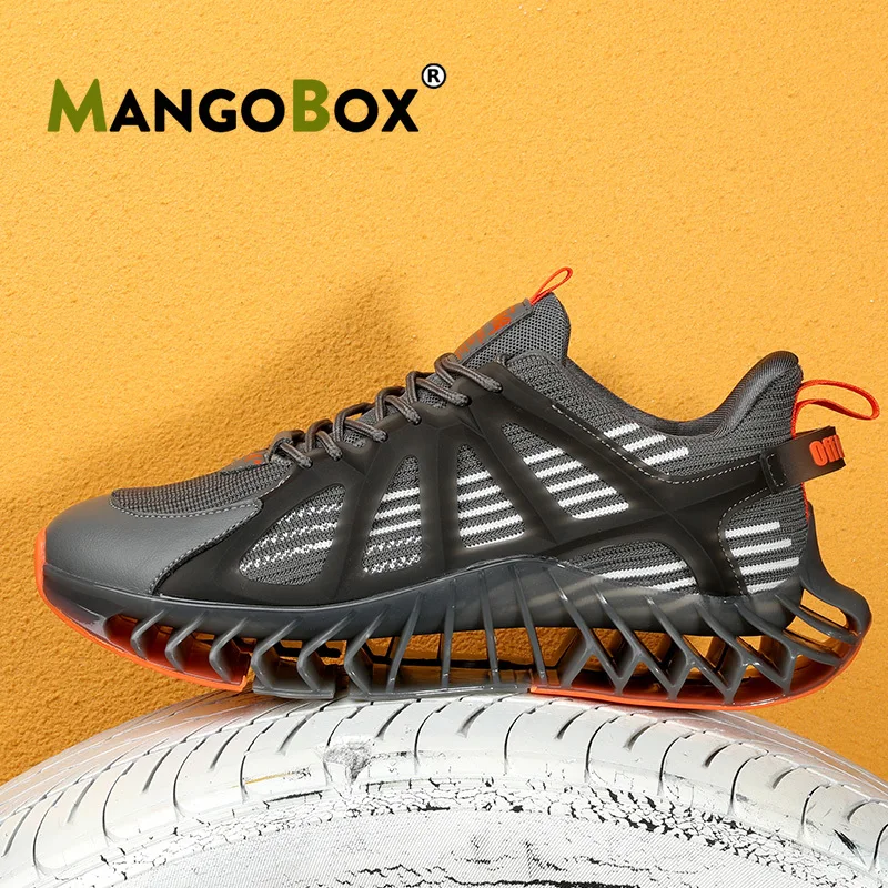 

Super Cool Sport Shoes Brand For Men White Gray Barefoot Running Shoes High Quality Athletic Shoes Male Designer Sneakers Mens