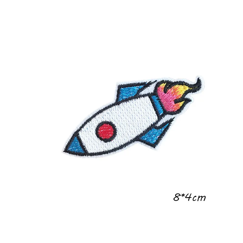 

Unicorn Embroidery Patch DIY Moon Rainbow Children Clothes Patch Decorative Accessories Iron on Patches Parches Cute Patch