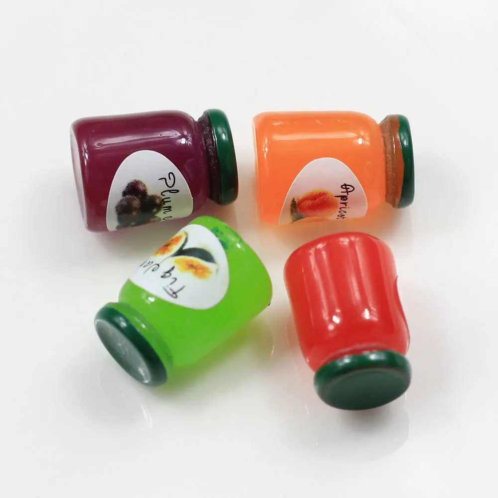 

Creative Style Color Spray Paint Cartoon Fruit Jars Shape 3D Resin Charms Diy Jewelry Earrings keychain Penda