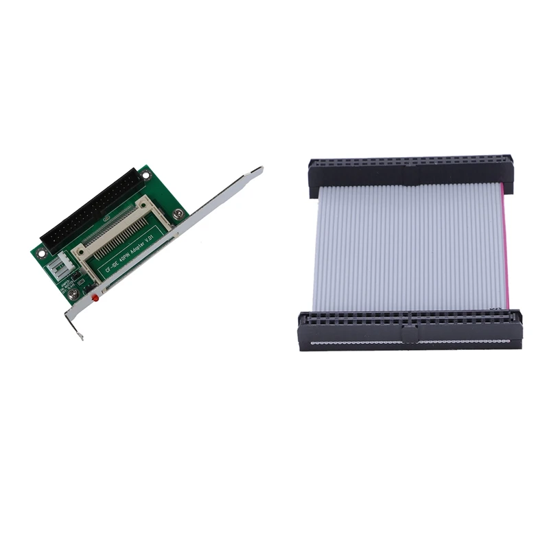 CF флэш-карты до 40 контактов IDE/SATA 3 5 дюймов Мужской конвертер с кронштейном и