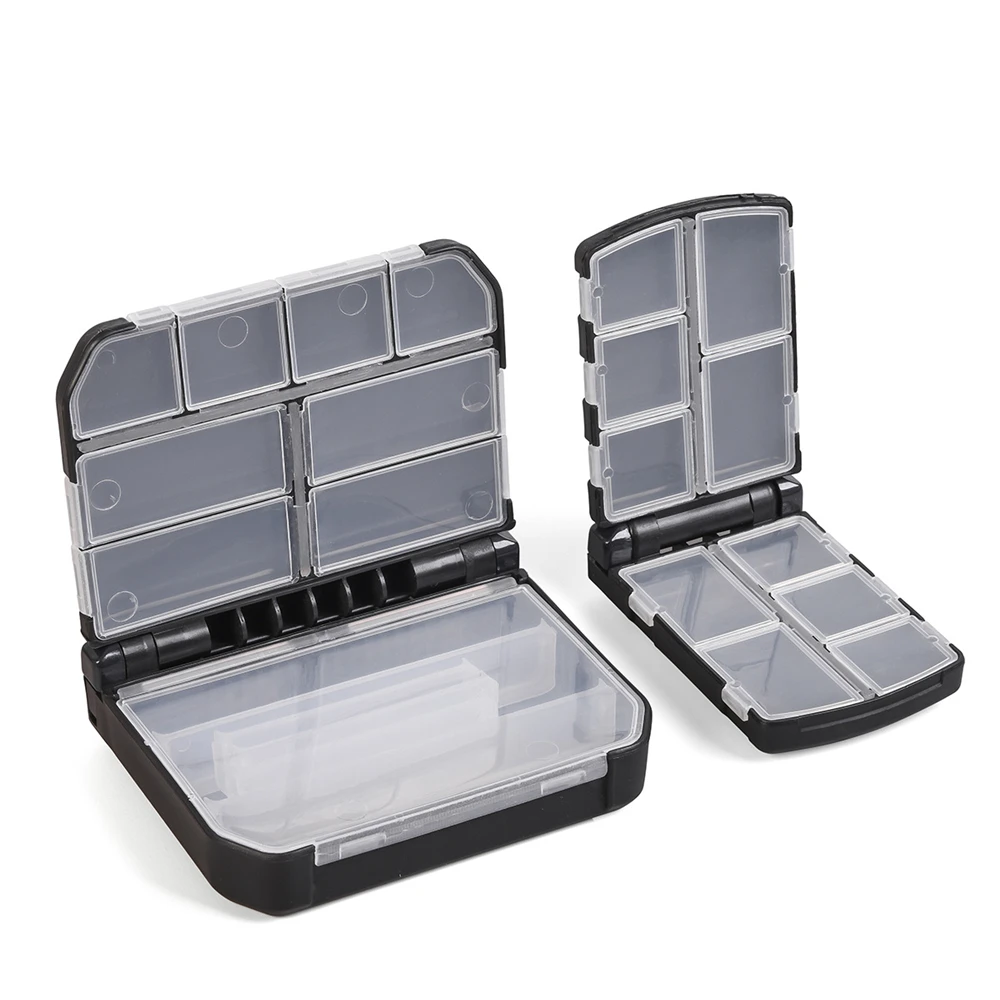 

Semi-automatic Opening and Closing Accessories Box Fishing Hook Bite Lead Tool Pin Box Fishing Gear Pesca Small Large Tackle Box