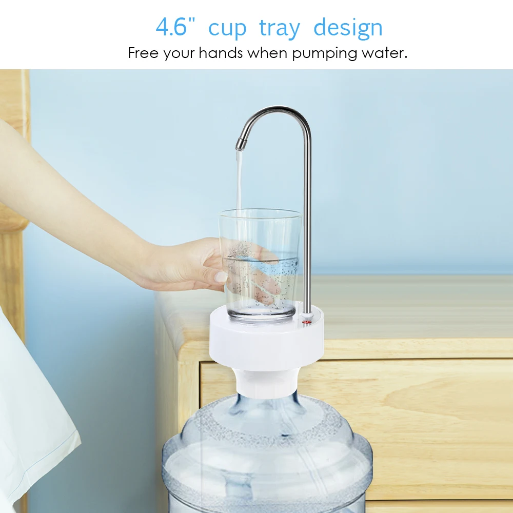 Водяной насос Электрический с поддоном для чашки дизайн USB Умная автоматическая