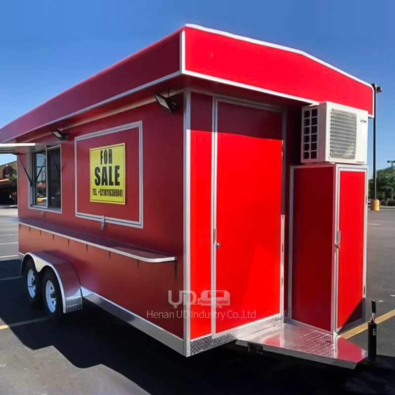 

Custom Size Mobile Kitchen Mobile Bar for Events Ice Cream Juice Bar Hot Dog Truck Snow Cone Trailer