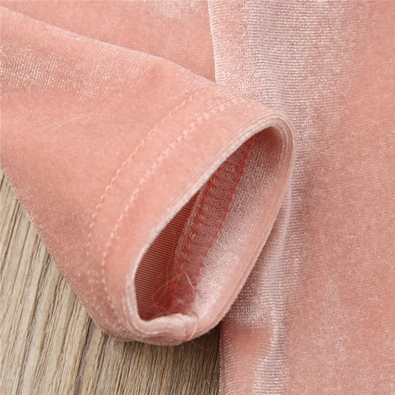 Комбинезоны с длинным рукавом для новорожденных девочек 0-18 месяцев бархатная