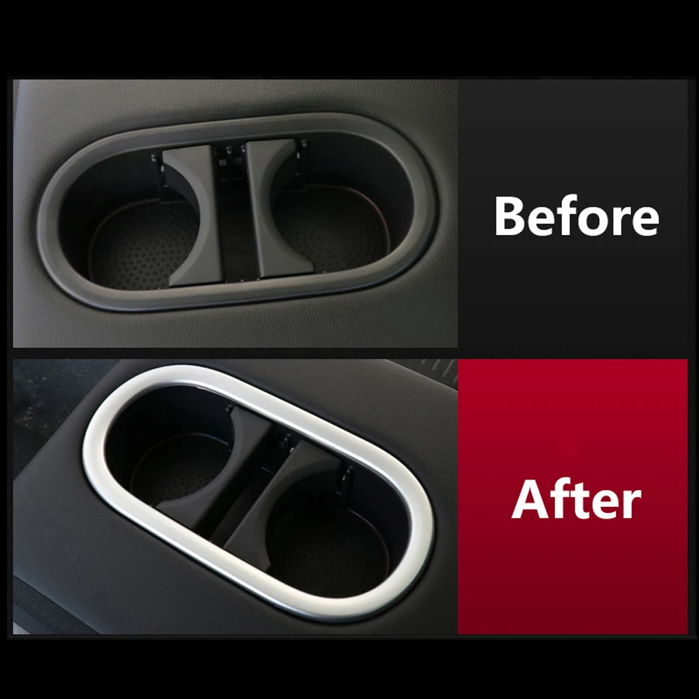 Для Volkswagen VW T-ROC 2017-2021 держатель для стакана с водой на заднее сиденье крышка