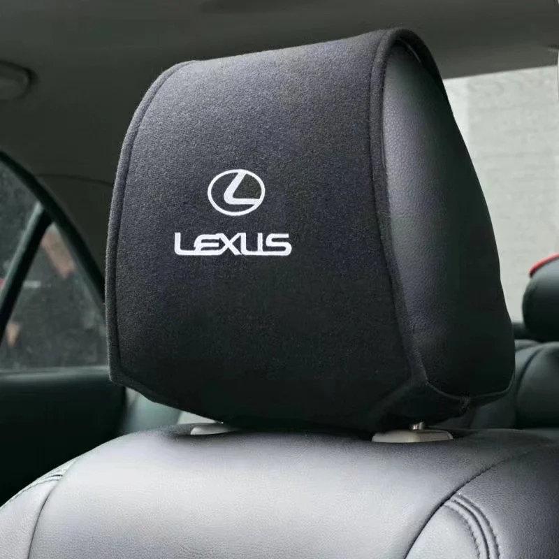 

1PCS Car Headrest Cover Neck Pillow Case Head Rest Cushion For LEXUS RX300 RX330 RX350 IS250 LX570 Is200 is300 ls400 Accessories