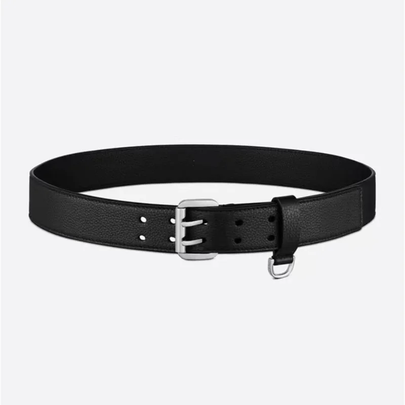 

2021New style ladies leather belt fashion leather belt luxury brand female D-Ring leisure trend 3.5 cm