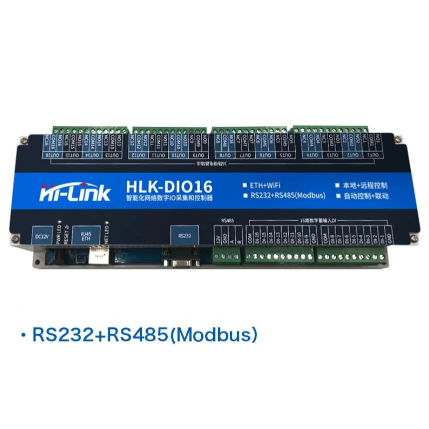 Интеллектуальная сетевая релейная плата Modbus RS485 rs232 16 каналов доступа выход