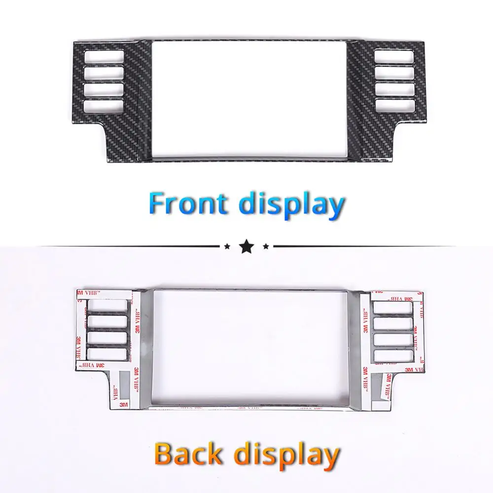 

Carbon Fiber Style ABS Plastic Luxury Car Navigation Decoration Frame Trim for Land rover Discovery Sport 2015-2018 Accessories