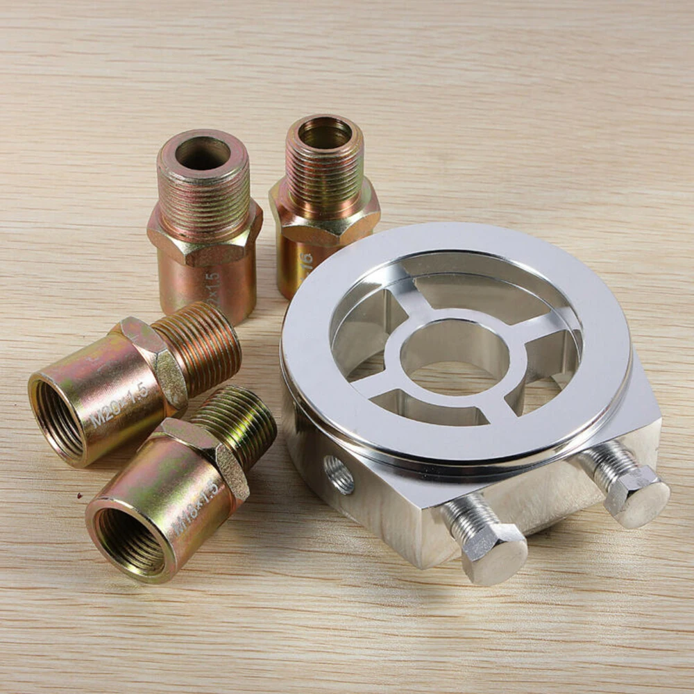 Масляный манометр фильтр Сэндвич адаптер пластина 1/8 Npt датчик температуры