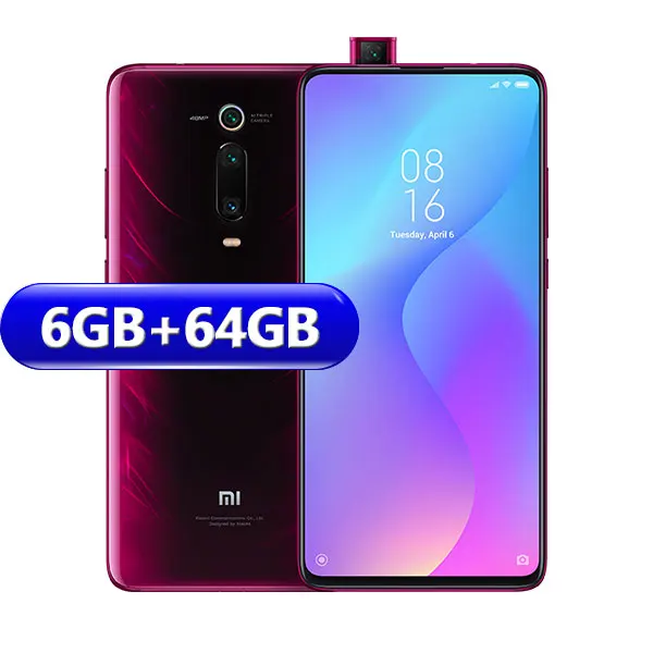Red Глобальная версия Xiaomi mi 9T(Red mi K20), 6 Гб ОЗУ, 64 ГБ, Смартфон Snapdragon 730, четыре ядра, 4000 мАч, всплывающая фронтальная камера AMOLED, 48 МП - Цвет: Red
