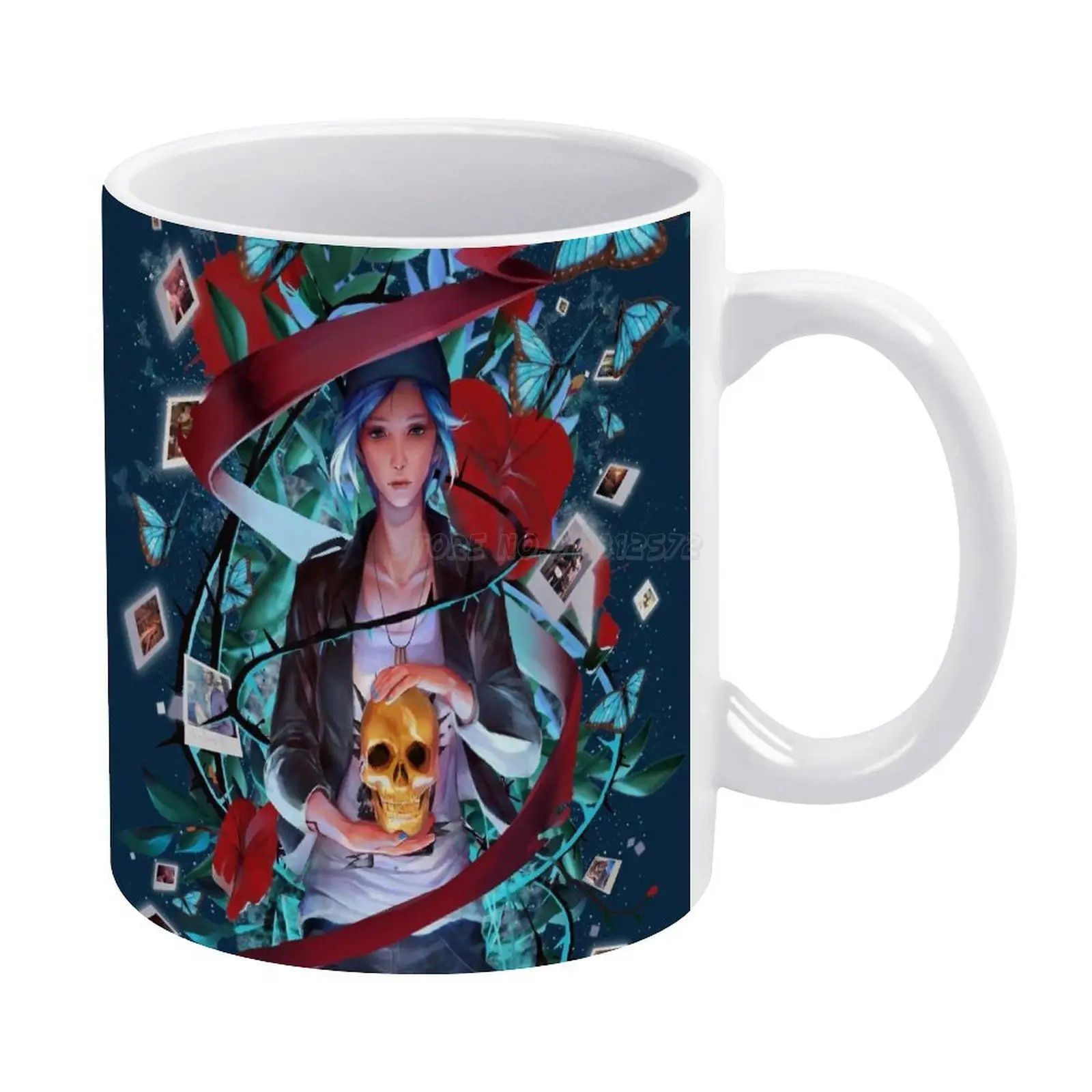 Белая кружка кофейные кружки подарок для девушки чашка чая и молока странная