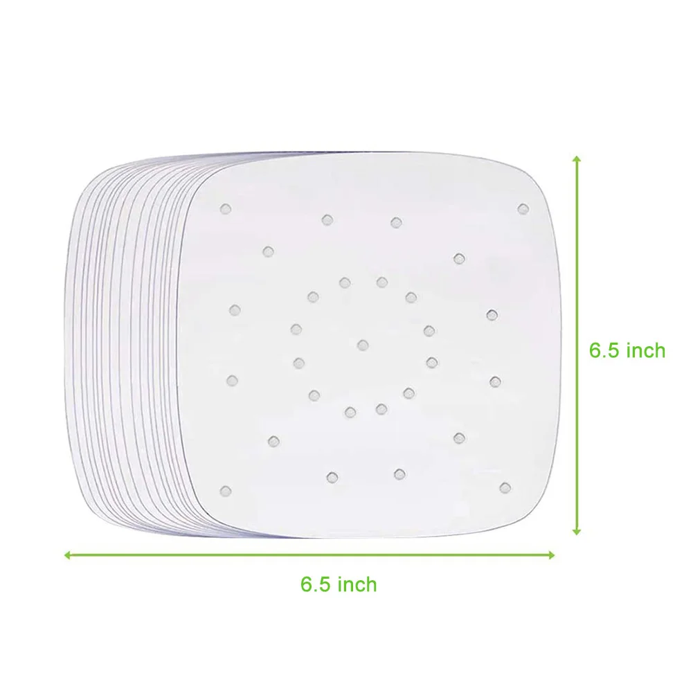 100 листов бумажная Паровая фритюрница с отверстием для перфорации пергаментная