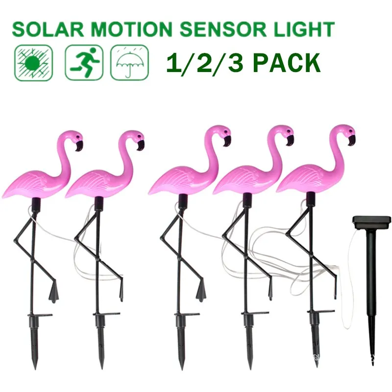 

Flamingo Solar Led Light Outdoor Fence Light Courtyard Garden Solar Led Lamp Waterproof Outdoor Deco Nordic Bird Solar light