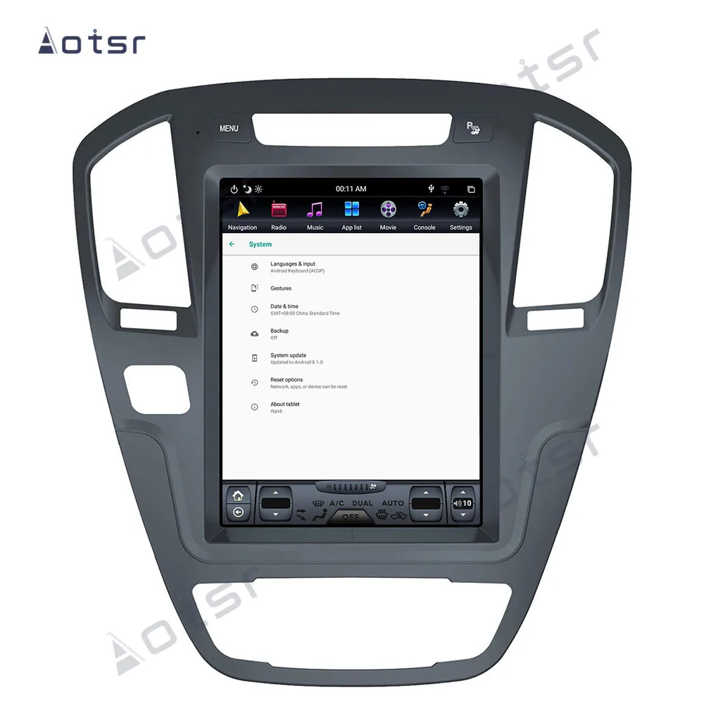 Автомобильный GPS навигатор Tesla в стиле 4 Гб ОЗУ px6Car для Buick Regal 2008 2013 радио