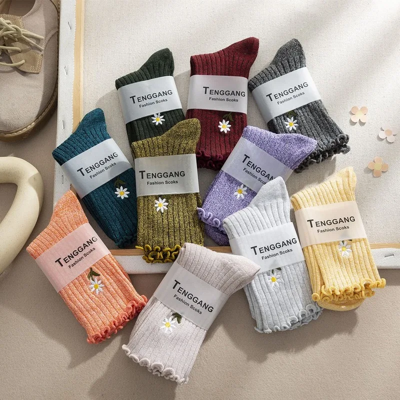 Весна и осень японский Kawaii женские носки в стиле хараджуку хлопковая куртка