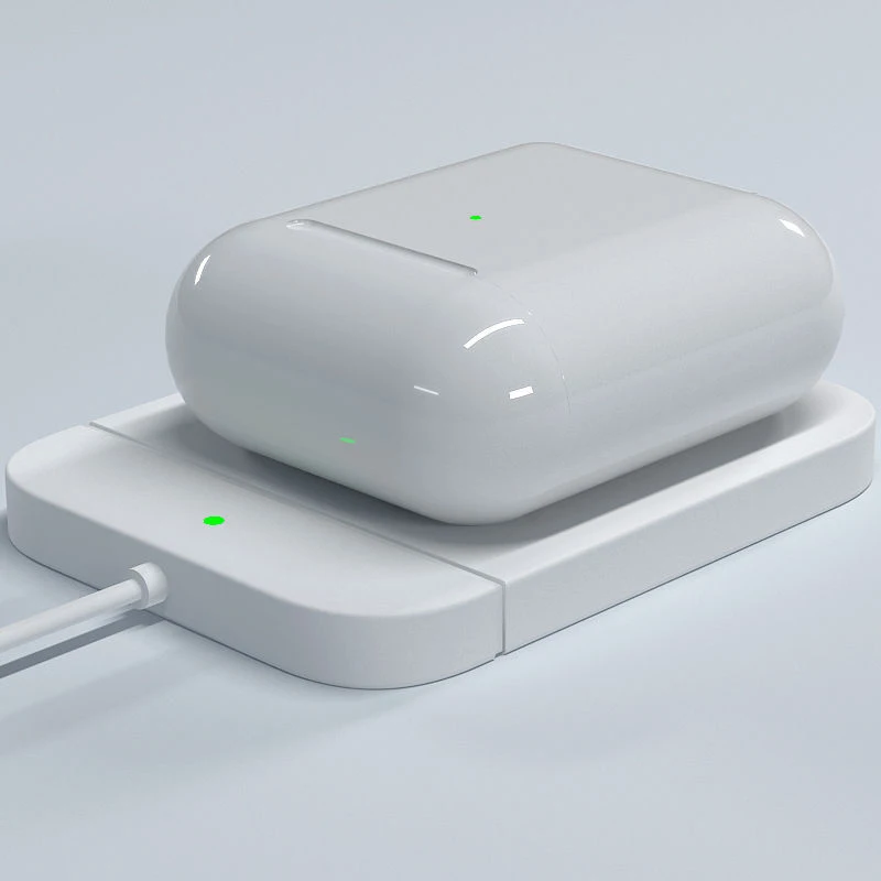 Беспроводное зарядное устройство Qi для Airpods 2 3 Pro Bluetooth наушники в 1 беспроводное