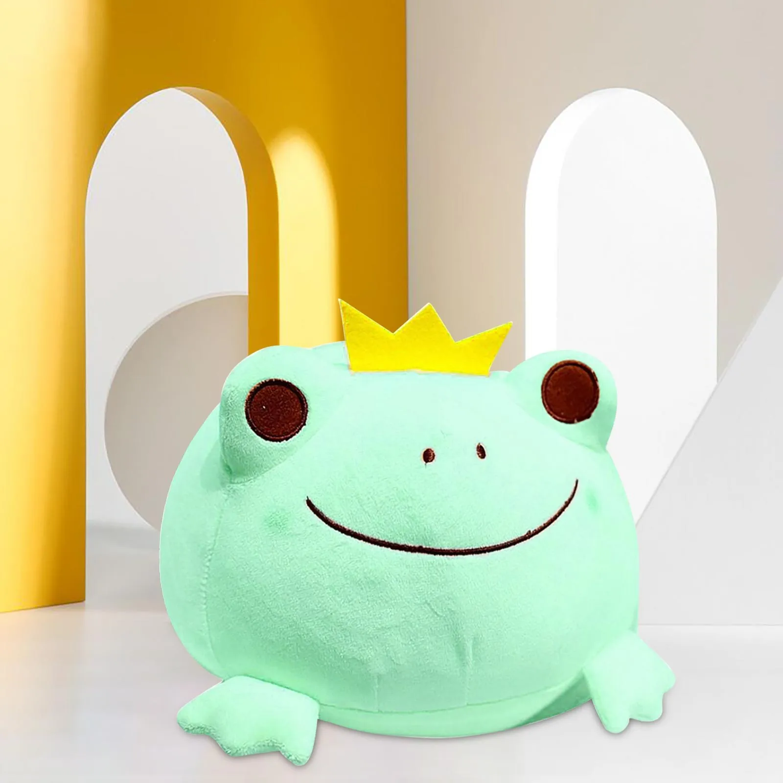 1 шт. Kawaii толстый лягушки плюшевые игрушки набитое мягкое с принтом милых