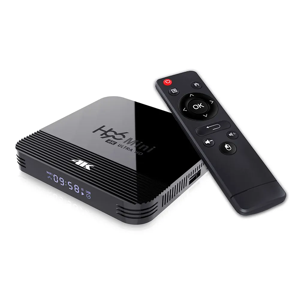 H8 Цифровой 3D смарт RK3228 Четырехъядерный 4K телеприставка 5G 2,4G медиаплеер приемник wifi двухдиапазонный ТВ приставка для Android 9,0
