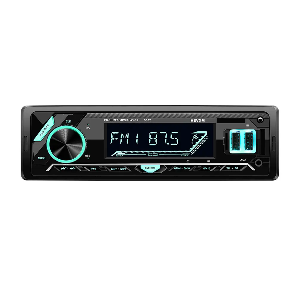 

Dual USB Wireless Multifunctional Stereo Car Radio -compatible Audio Music APP Control Colorful Lighting MP3 Player
