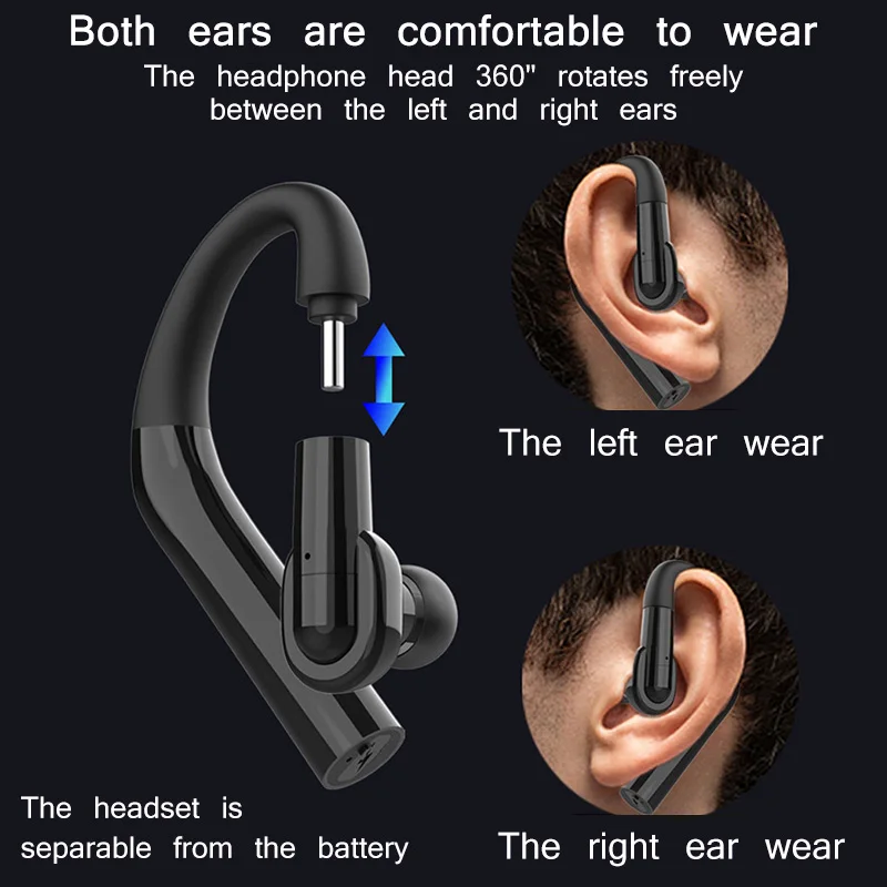 Bluetooth-наушники с поворотом на 4 2 градусов для вождения | Электроника