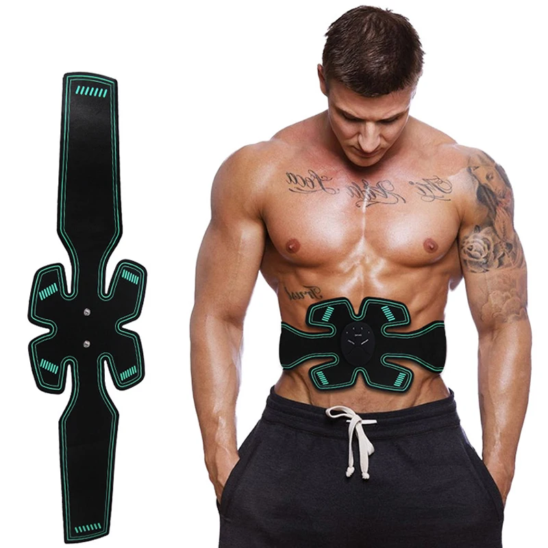

ABS Wireless Abdominal Muscle Stimulator Trainer Smart EMS Electric Abdominal Loss Exercise Belt Fitness Training Fat Burning