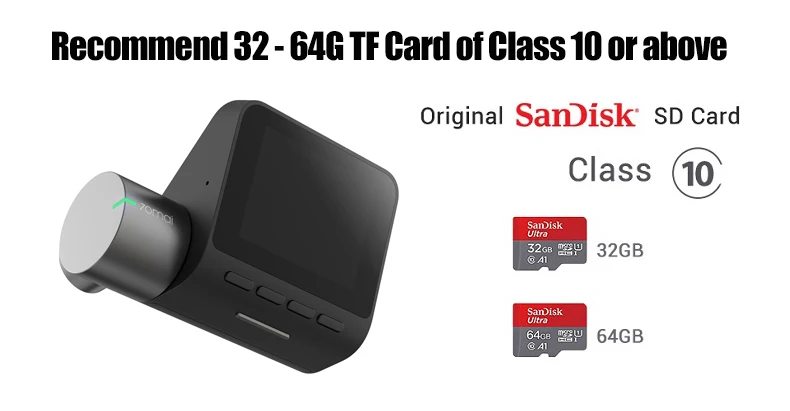 70mai Dash Cam Pro Smart car dvr камера Wifi 1944P HD gps ADAS Голосовое управление монитор парковки 140FOV камера ночного видения