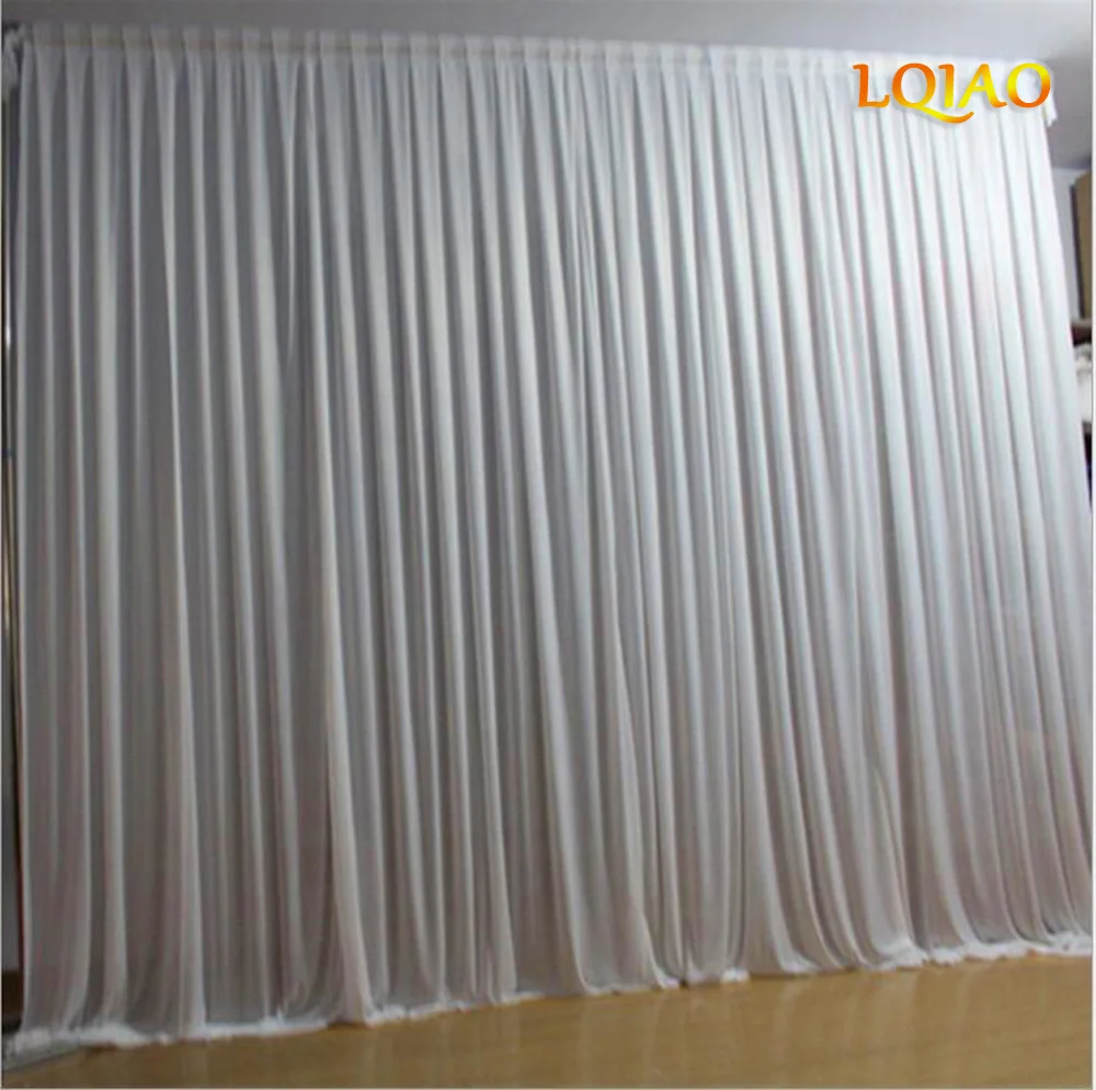 LQIAO белые/красные Прозрачные шелковые фотошторы с подвесными панелями Фотофон