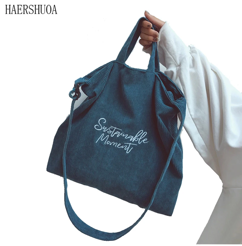 2019 литературная повседневная женская сумка с большим карманом и вышивкой