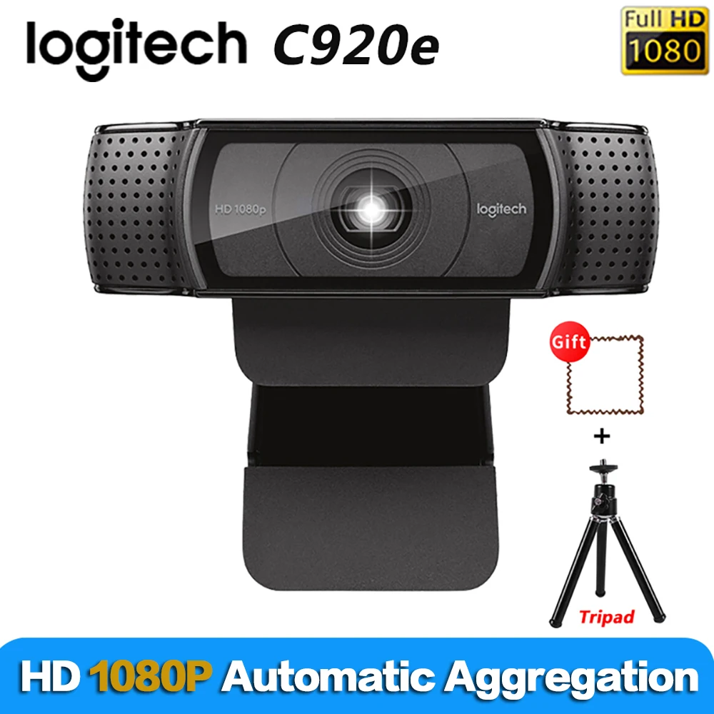 Веб-камера Logitech C920E C920 Pro оригинальная умная веб-камера HD 1080p с Usb брендовая