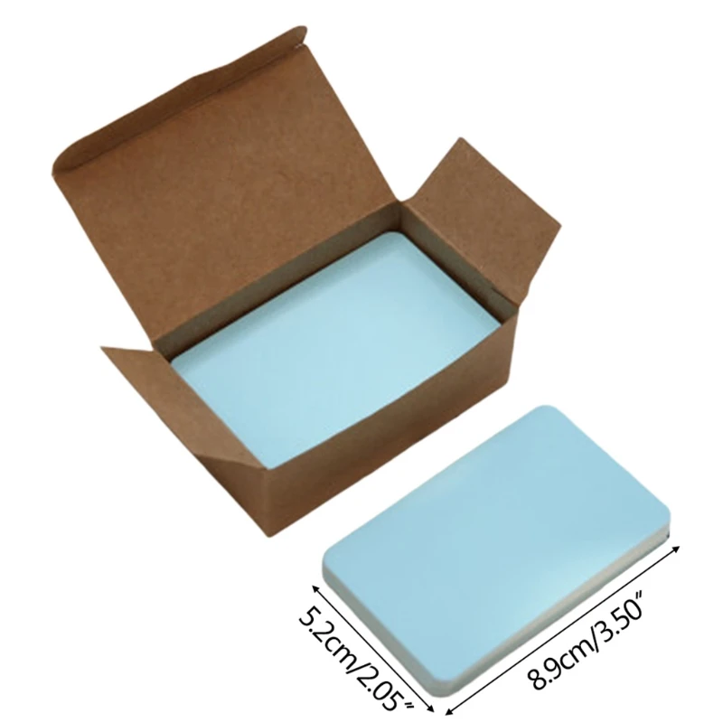 

100 Sheets/Box Paper Message Card Blank Handwritten Memo Notecards Greeting Blessing Thank You Postcard
