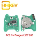 Умный Автомобильный ключ BHKEY, электронная плата для Peugeot 307, автомобильный пульт дистанционного управления для Citroen C2 C3 Pluriel