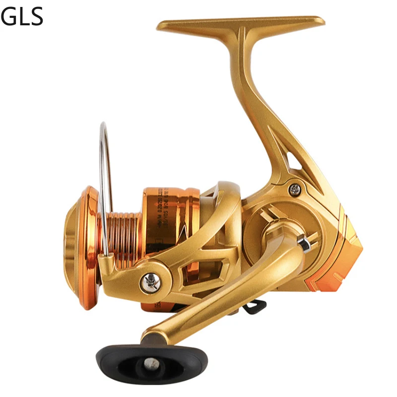 

GLS High Speed 2000 3000 4000 5000 6000 7000 Spinning Fishing Reel 5.2:1/4.7:1 Max Drag 4-8kg Plastic Spool Fishing Coil