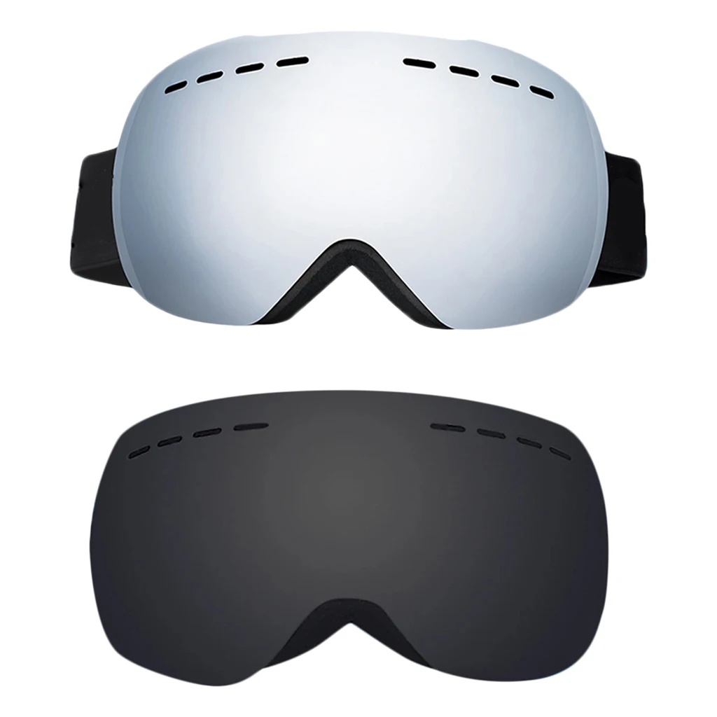 Лыжные очки Анти туман Лыжный спорт Сноуборд маска УФ Защита над очками|Лыжные