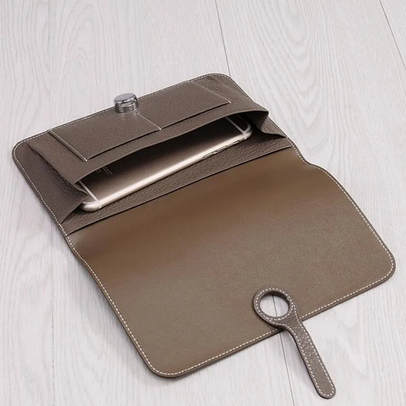 

100% Real Leather Wallets Women Famous Brand Luxury Designer Wallets Ladies Purse with Remoable Long Card Holders Bag